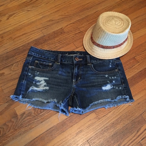 American Eagle Outfitters Pants - American Eagle Denim Shortie (8)